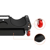 thumbnail of Relaxdays Knierollbrett, bis 150 kg, gelenkschonend, Knieschoner auf Rollen, Werkzeugablage, BxT: 50 x 25,5 cm, schwarz