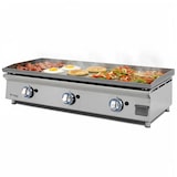 thumbnail of LUX WORLDMAI Gas-Grillplatte 100 cm aus laminiertem Stahl für die Gastronomie. INOX-Grillplatte für Bar- und Restaurantküchen.