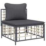 thumbnail of vidaXL 4-tlg. Garten-Lounge-Set mit Kissen Anthrazit Poly Rattan