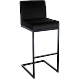 thumbnail of Tabouret de bar Hopewell velours Noir