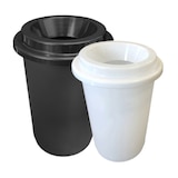 thumbnail of Poubelle donut sans contact 50l