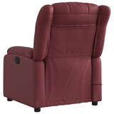 thumbnail of vidaXL Massagesessel Elektrisch Weinrot Kunstleder