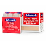 thumbnail of 6 Set `Cederroth` Salvequick Textil Pflaster (30 Stück) braun `Finger Bandage` , Refill