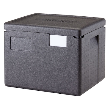 CAMBRO - EPP280-110 - Contenedor isotérmico con carga superior Cam Gobox GN 1/2 22,3 L - 39 x 33 x 31,6 cm (Ext) - 33 x 27 x 25,3 cm (Int) - Negro