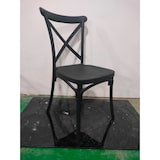 thumbnail of Silla Crossback polipropileno diseño eventos negra 90 x 48 x 49 cm