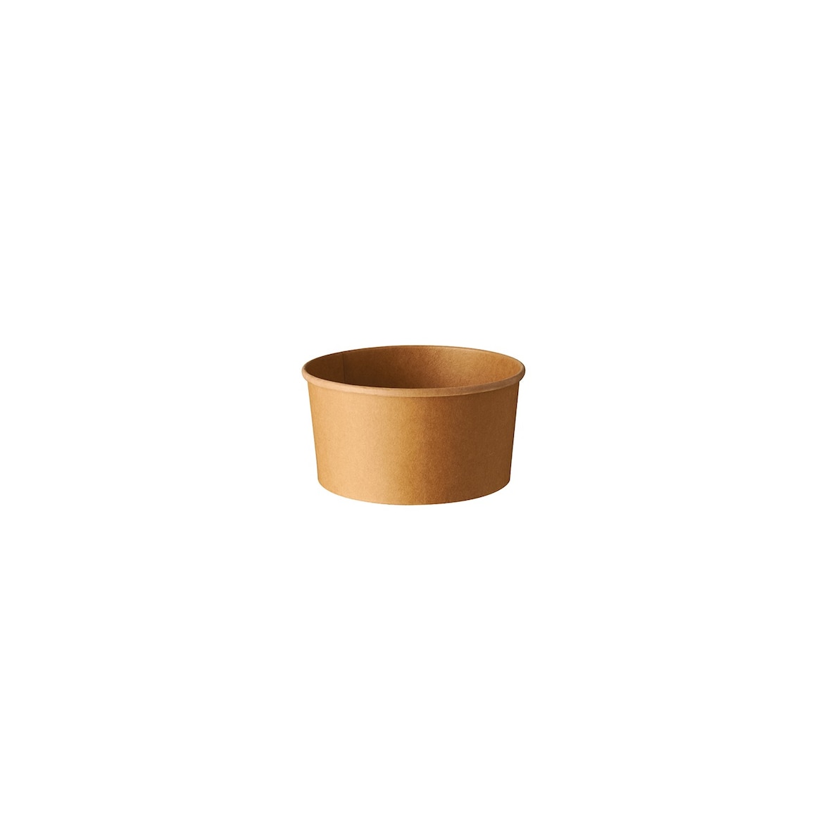 6 X 50 Salatschalen, Pappe rund 1000 ml Ø 15 cm · 7,5 cm braun