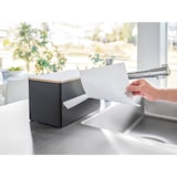 thumbnail of Yamazaki Küchenrollenhalter modern aus Metall stehend mit Ablage "Rin" schwarz