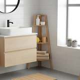 thumbnail of Estante de canto em bambu com 3 níveis Canoply 103x31.9x31.9cm Natural 7house