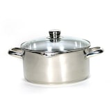 thumbnail of Batería de Cocina en Acero Inoxidable (11 piezas), 4 Cazuelas (16 cm, 18 cm, 20 cm y 24 cm), 1 Cazo (16 cm), 1 SarténGgrill (20 cm), 5 Tapas