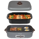 thumbnail of Kuvings - Plancha électrique de table antiadhésive - Multifonction : Cuisiner, griller, mijoter - Nettoyage facile - Multi-grill