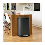thumbnail of Kitchen Move Edelstahl-Mülleimer mit Pedal GREENWICH grau 40L Edelstahl Grau