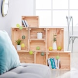 thumbnail of WellHome - Caja de Madera maciza en tono natural 30x15x40cm