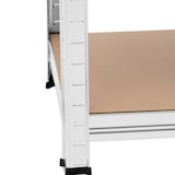 thumbnail of MSW - msw MSW-STSH-33 Étagère charge lourde Étagère métallique Étagère d'atelier 90 x 30 x 180 cm Supporte 5 x 175 kg Gris Lot de 2