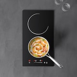 thumbnail of Placa de cocción de vitrocerámica CDV 30 cm, 2 zonas, 9 niveles, control táctil, 3000 W, CDVER302