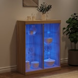 thumbnail of vidaXL Sideboard mit LED-Leuchten Sonoma-Eiche 81x37x100 cm