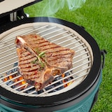 thumbnail of Relaxdays Kamado Grill, Ø 32 cm, Keramikgrill mit Thermometer bis 450°C, BBQ, Grillen, Kochen & Backen, Smoker, grün