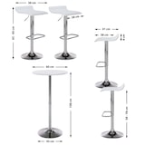 thumbnail of Bartisch Set Esberg I 4 x Barhocker 1 x Stehtisch weiß