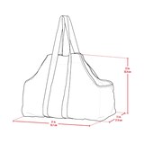 thumbnail of ShelterLogic® polyester Haardhout zak - tot 27 kg - Beige