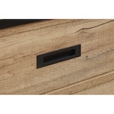 thumbnail of Matelpro - Buffet/bahut style rustique 225 cm coloris chêne Perrine - Moderne & Design -Chêne - Deux étagères intérieures -Types de portes: Coulissant