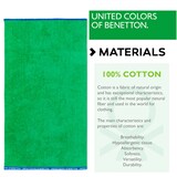 thumbnail of Benetton - Toalha 90x160cm feita de 100% algodão na cor verde.
