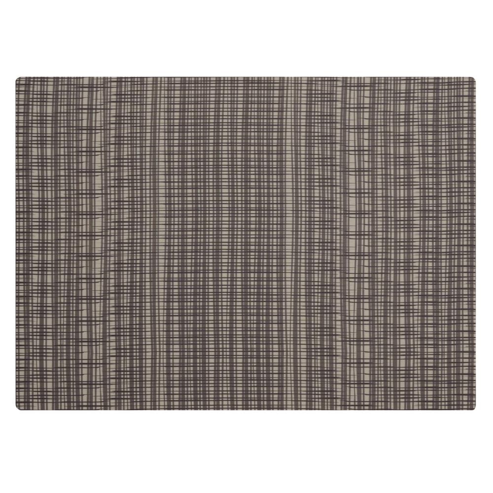 "VELMA" placemat, afwasbaar, vuilafstotend & antislip, 45 x 33 cm, siliconen, lichtbruin