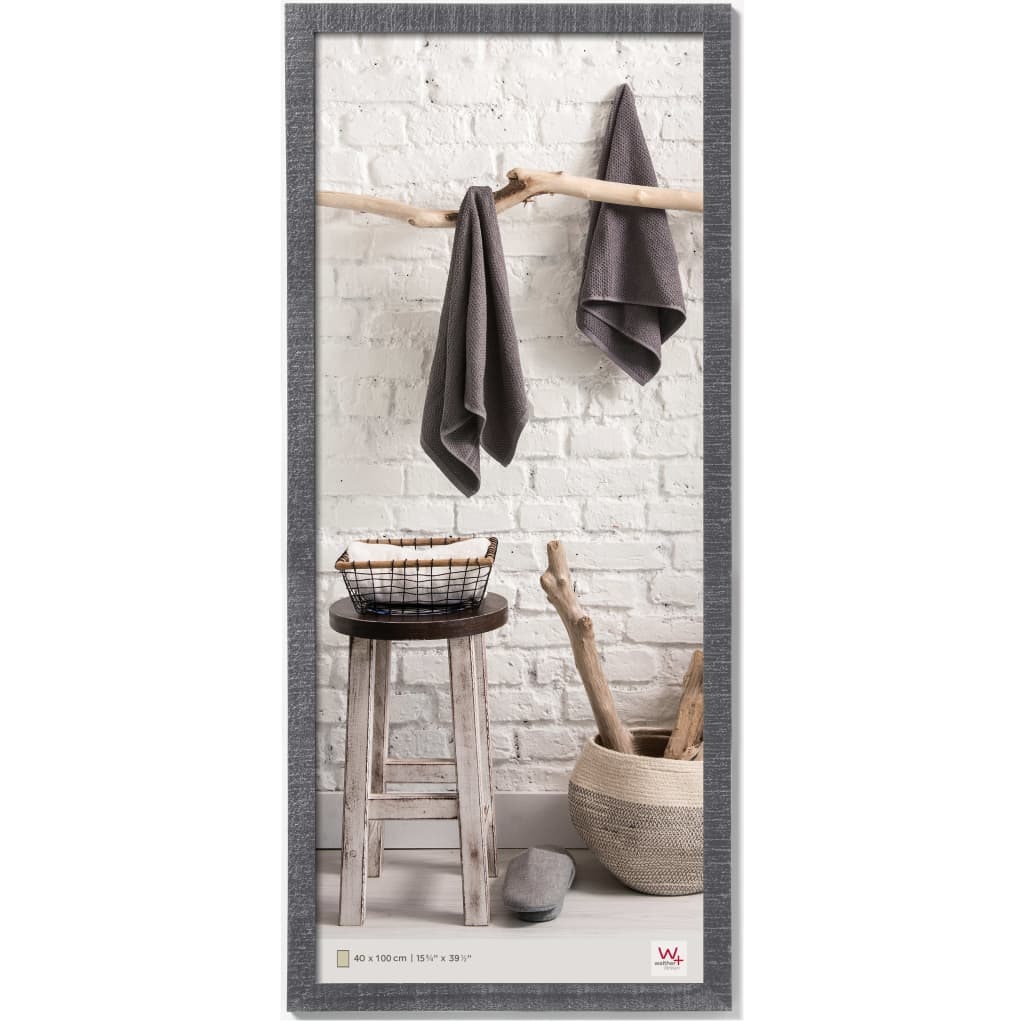 Home Moldura de madeira 70x100 cm CINZA