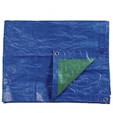 thumbnail of Markise 4 x 6 m, doppelseitig, blau/grün, Metallösen, Dichte 90 g/m2, Edm