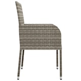 thumbnail of HELLOSHOP26 - Muebles de comedor de jardín 7 piezas ratán gris y cojines 02_0014896