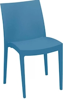 Hespéride Set 4 Sedie Pieghevoli Da Giardino Essentia - Colore Blu Anatra E Grafite, 580g/m²