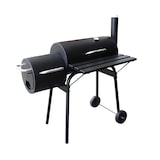 thumbnail of Barbecue a carbone con griglia in acciaio ed affumicatore laterale Essex