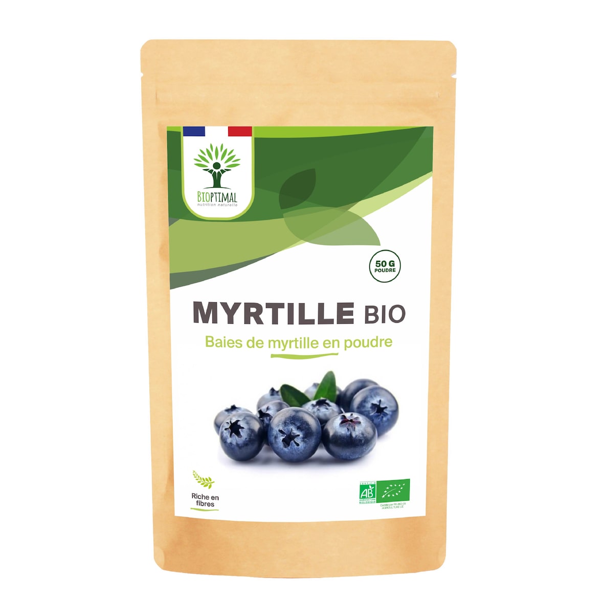 Myrtille Bio - Poudre - 50G