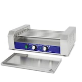 thumbnail of VERTES Gastro Hot Dog Maker de acero inoxidable, eléctrica con 1400W, máquina de perritos calientes con 7 rodillos y 2 zonas de calentamiento