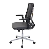thumbnail of Bürostuhl | HxBxT 110x65x66 cm | Sitzhöhe 44cm | ergonomisch Kunstleder | Grau | Drehstuhl Schreibtischstuhl