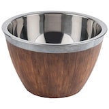 thumbnail of APS ton, 2-delig, bestaande uit melamine basis en roestvrij stalen inzetstuk, Ø 26 cm, H: 16 cm