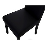 thumbnail of METRO PROFESSIONAL Gepolsterter Restaurantstuhl Baja 2er Set, Holz/Kunstleder, dunkelgrau