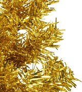 thumbnail of vidaXL Künstlicher Halb-Weihnachtsbaum mit Ständer Schlank Gold 150 cm