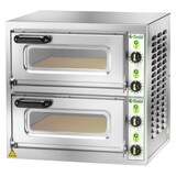 thumbnail of Forno Pizza elettrico professionale FIMAR modello MICROV2C. Manuale. 2 camere di cottura con piano refrattario. Misura camere 405 x 405 mm