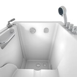 thumbnail of Sitzwanne Whirlpool Badewanne mit Tür S02WP-TH-B-R 100x78cm