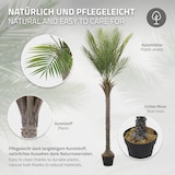 thumbnail of ML-Design – Künstliche Palme – 180 cm | tropische Kunstpflanze im Topf, Kunstbaum wie echt für Wohnzimmer & Büro