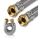 thumbnail of Edelstahl Panzerschlauch 1 1/4 Zoll DN32 2000mm DVGW