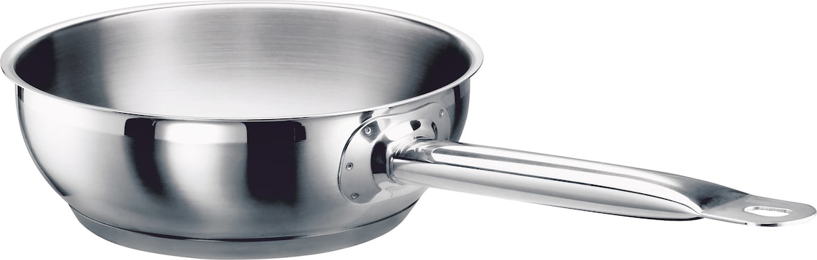 GastroSUS Sauteuse Chef, Edelstahl, 24 cm, ca. 3,4 Liter
