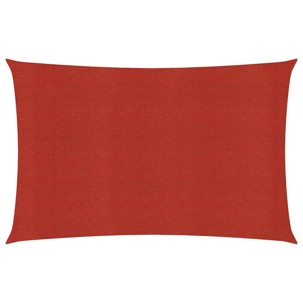 vidaXL Sonnensegel 160 g/m² Rot 3x4,5 m HDPE