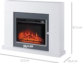 thumbnail of Chimenea Eléctrica 1800W-2000W con Mando a Distancia Llama Ajustable Termostato Temporizador Semanal y Protección contra Sobrecalentamiento