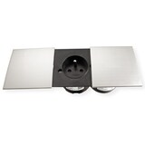 thumbnail of BACHMANN DUE 2x deksel rvs look