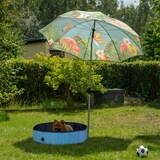 thumbnail of Relaxdays Hundepool, H x D: 20 x 80 cm, faltbar, mit Ablassventil, Hundeplanschbecken zur Abkühlung, PVC & MDF, blau