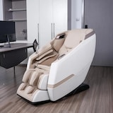 thumbnail of Massagesessel, Zero-Gravity Liegesessel, Tiefenmassage, mit Heizfunktion, Vollmassage, Bluetooth SL Schienen Weiß L140×B73×H106cm /A001-Bai/