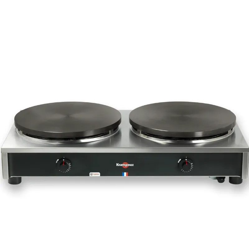 Krampouz Crêpière gaz double Confort - thermostatique