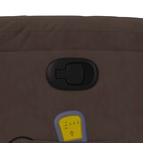 thumbnail of vidaXL Massagesessel mit Liegefunktion, braun, Mikrofaserstoff
