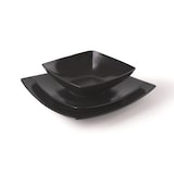 thumbnail of Excelsa vajilla de 18 piezas Eclipse de cerámica negra