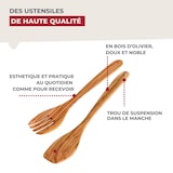 thumbnail of Couverts à salade Fackelmann Édition Bois d'olivier